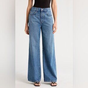 Favorite Daughter Jeans The Masha High Waist Wide Leg Long Beach Everyday 25